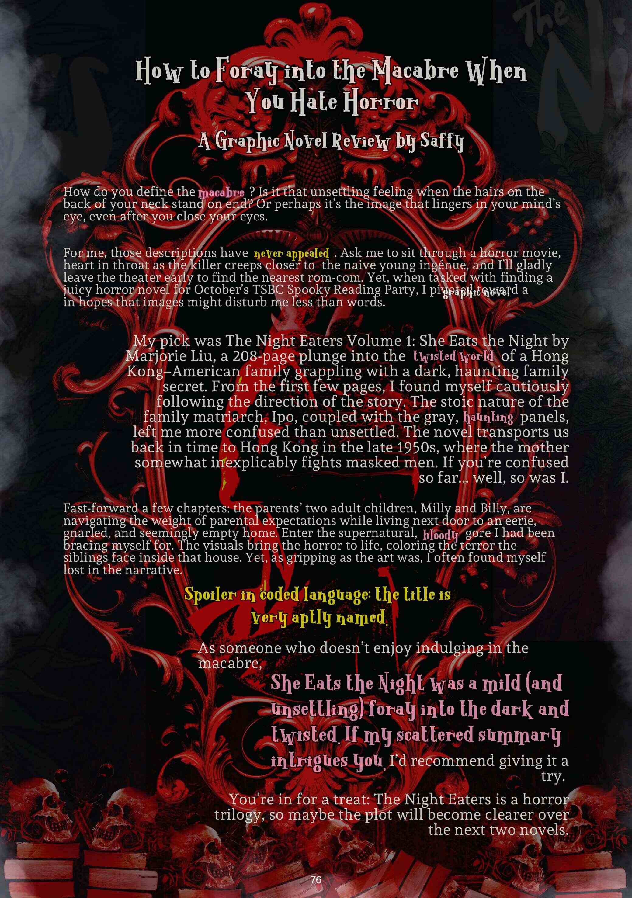 How to Foray into the Macabre When You Hate Horror cover