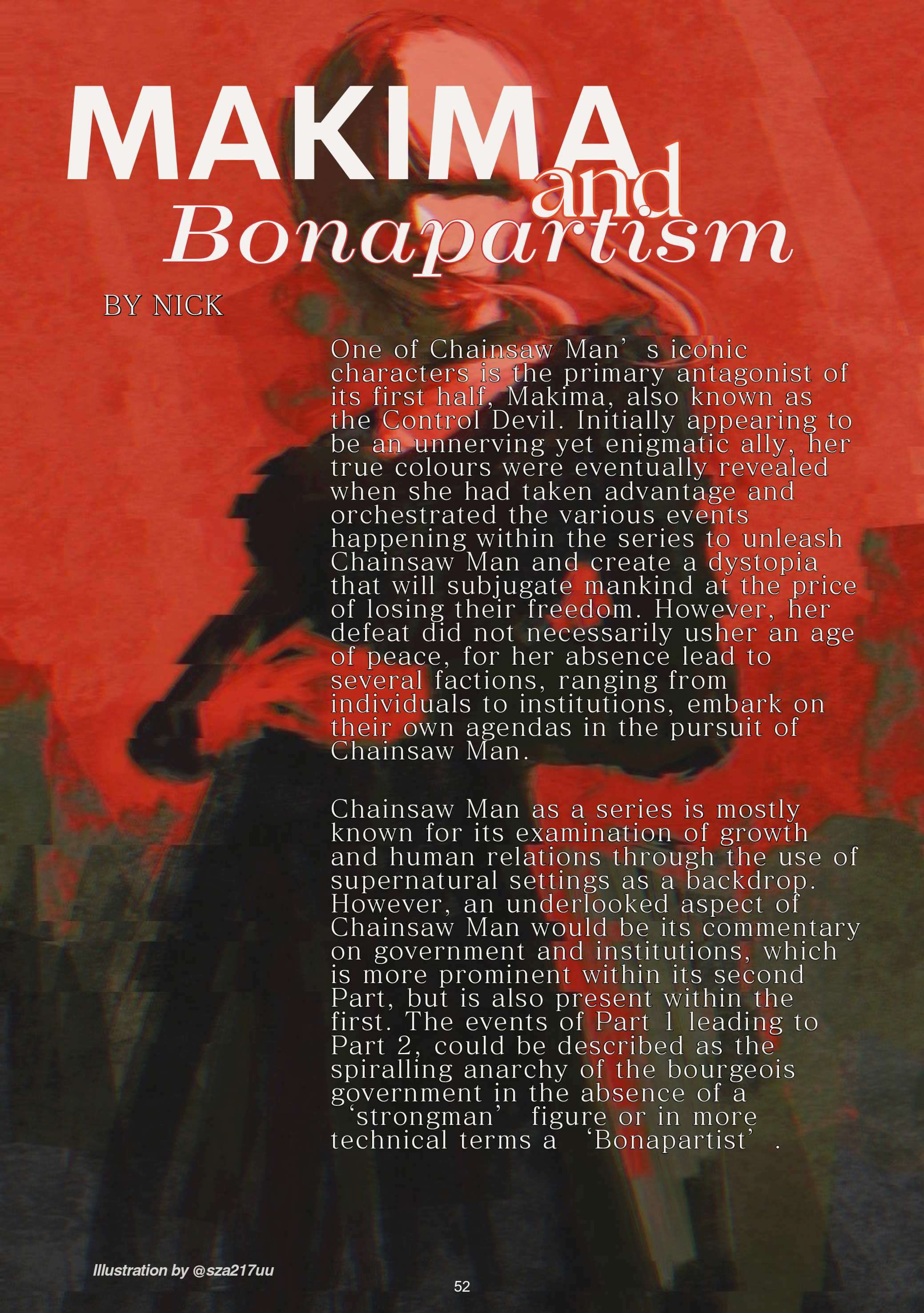 MAKIMA and Bonapartism cover