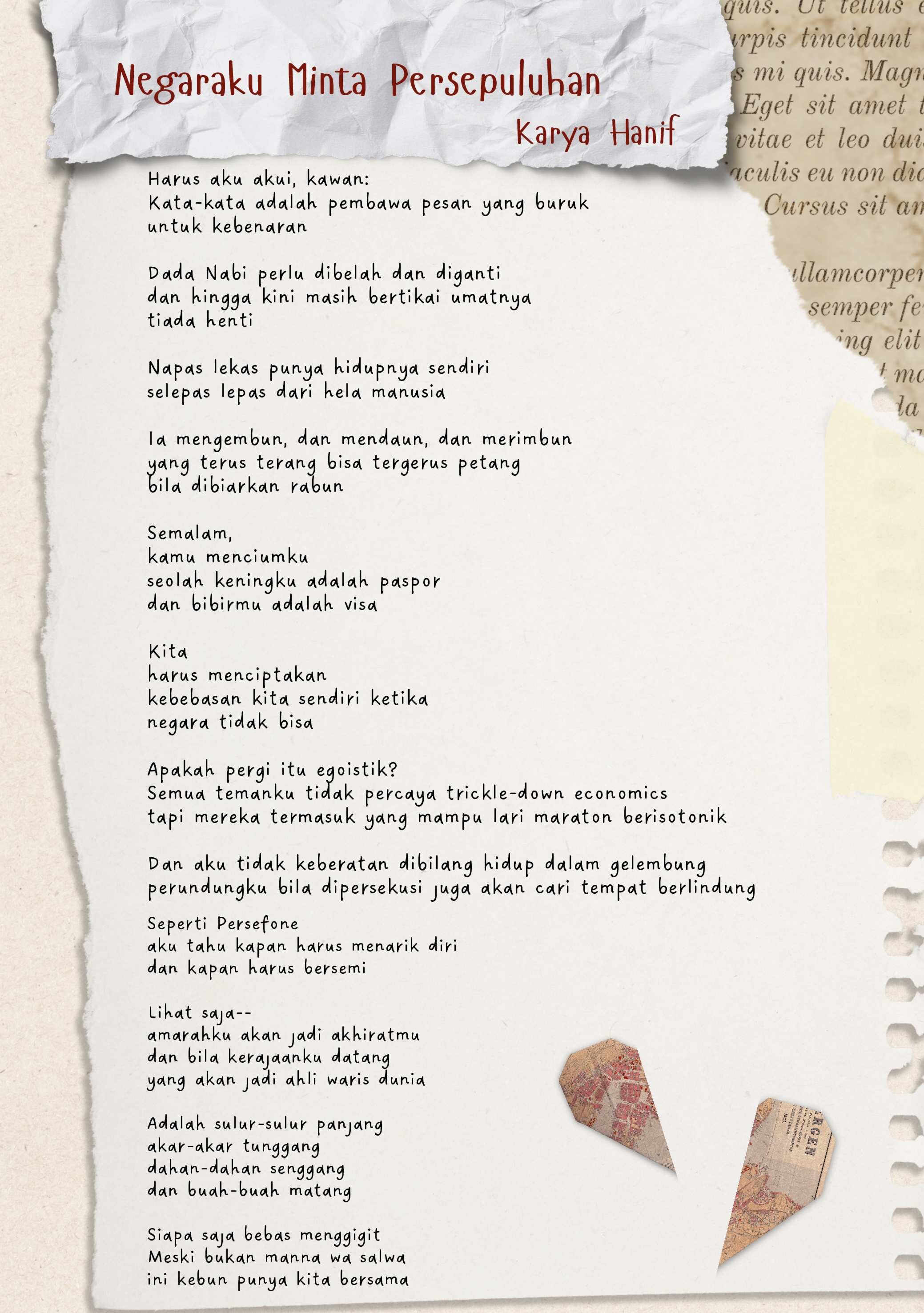 Negaraku Minta Persepuluhan cover